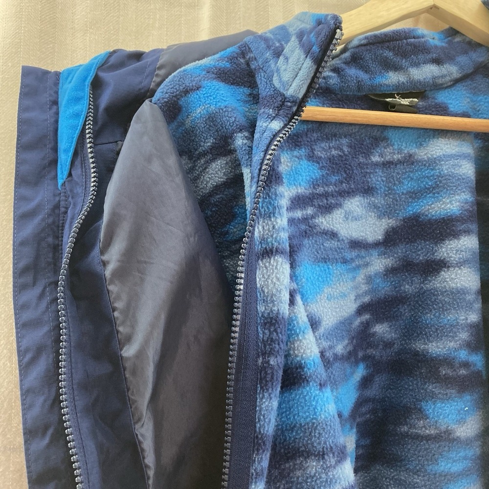 Eddie Bauer Boys Youth 3-in-1 Jacket‎ Blue - Picture 5 of 16